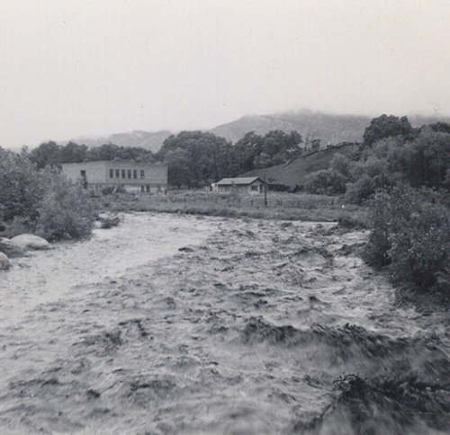 Flooding wetmore school