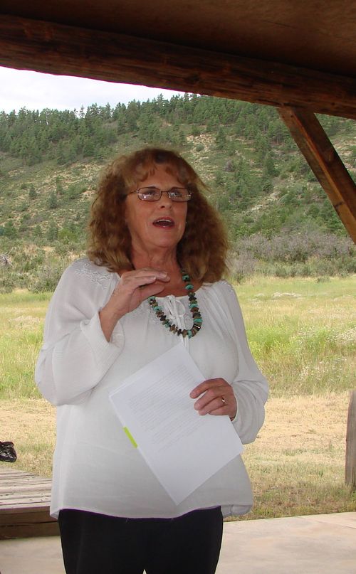 Laurel Campbell speaking about Goodnight Barn Restoration