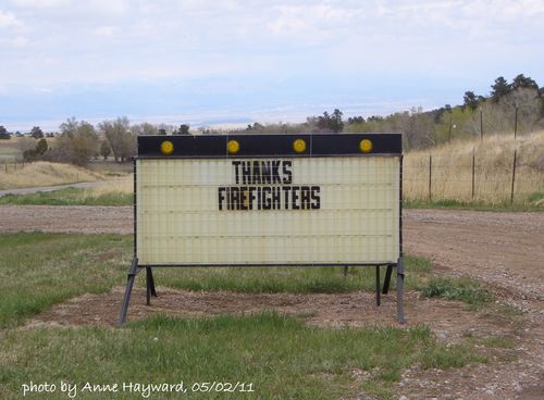 Sand Gulch Fire-Thank you Fire Fighters